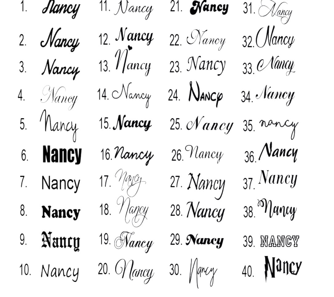 Custom Name Earrings