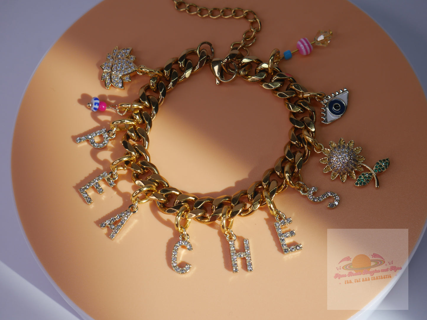 Name Charm Bracelet