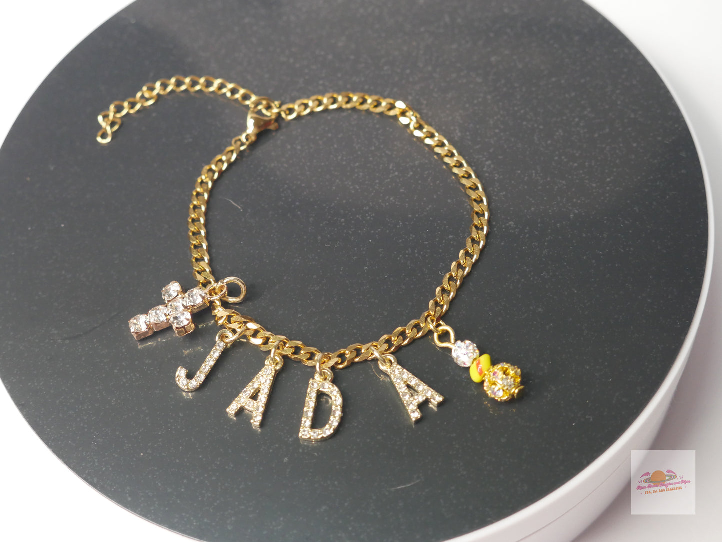 Name Charm Bracelet